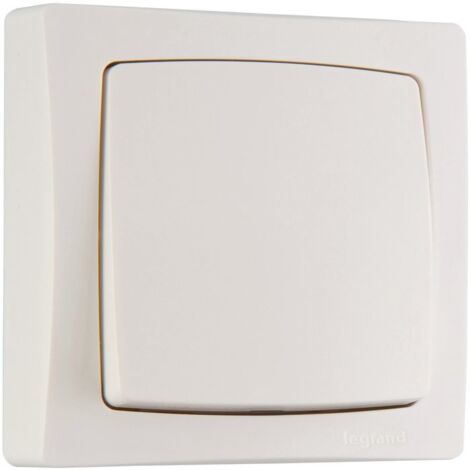 Legrand – Interrupteur va-et-vient en saillie blanc – Mécanisme IP 2X – Tension 250 V~ – Intensité 10 A pour éclairage sécurisé