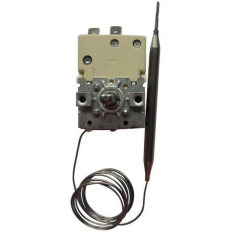 Thermostat électrique 85°C – Alimentation 230V – Longueur capillaire 2m – Compatible chaudières Frisquet – Installation professionnelle recommandée - F3AA40139