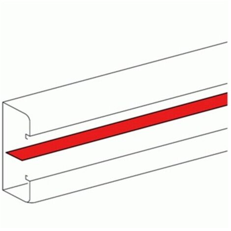Cloison de séparation pour goulotte à clippage direct Mosaic 50x80mm ou 50x105mm blanc LEGRAND 075609