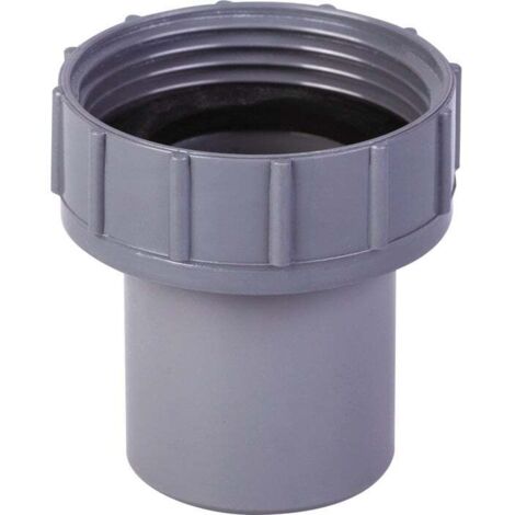 Girpi – Douille PVC mâle-femelle 40x49 – Raccord droit pour évacuation – À coller ou visser – Conditionnement sachet ou vrac (1/4)
