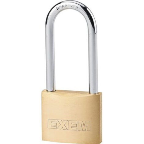 Cadenas laiton à clés - Exem - Largeur 40 mm - Anse demi-haute (1/4)
