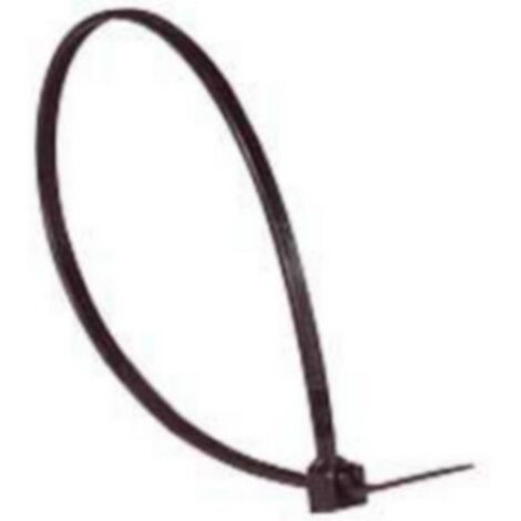 100 Colliers Colring noir à denture intérieure largeur 3,5mm et longueur à plat 180mm LEGRAND 032018
