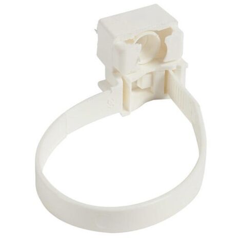 Legrand – Collier à embase réglables pour conduits Ø16mm à Ø32mm – Blanc RAL9010 – Installation facile pour finition soignée – Vendu à l'unité