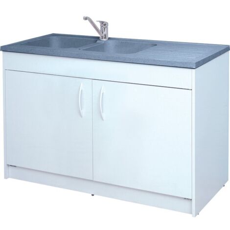 Clic clac sous évier 1200 mm – 2 pièces – Optimise l'espace de rangement – Pour aménagement intérieur efficace