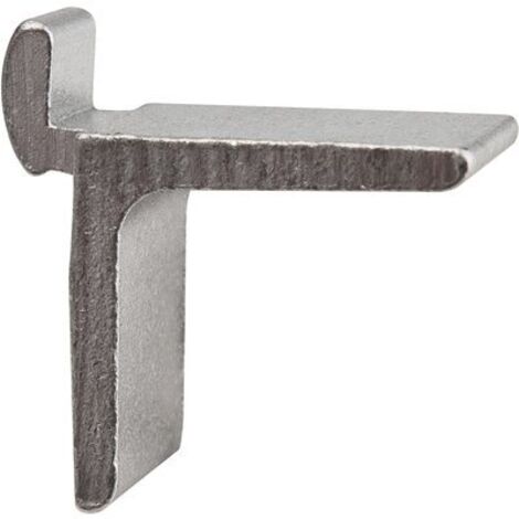 Monin – Taquet crémaillère aluminium brut – Dimensions 21,8 x 21,8 mm – Compatible systèmes de fixation – Pour applications intérieures et extérieures