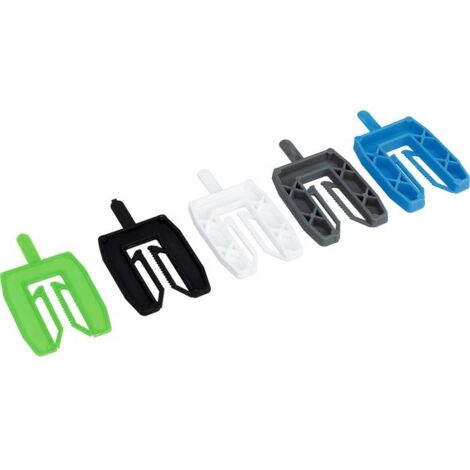 Tramico – Lot de 100 cales plastiques pour pose de menuiseries 1 à 5 mm – Pour bois dur et teck – Outils pour pose de vitrage – Précision et stabilité