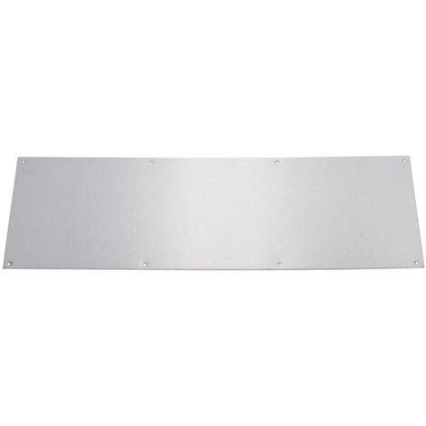 Duval – Plaque de propreté inox brillant – Rectangulaire 730 x 250 mm – Percée pour montage facile – Pour espaces professionnels (1/2)