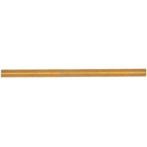 Tube filetée à visser - laiton - Mâle / Mâle - Longueur 1 m - 3/4'