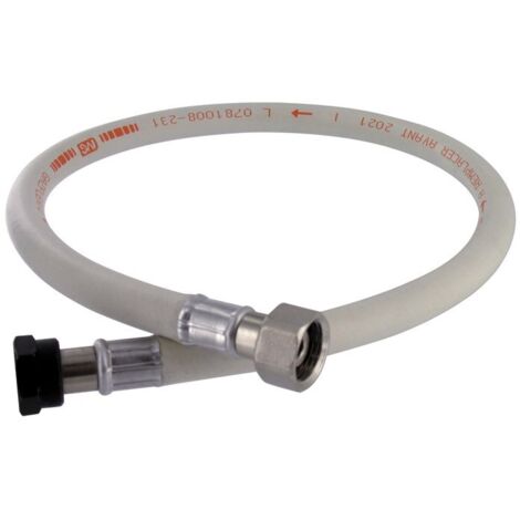 Flexible gaz butane propane 2 m – Caoutchouc armé avec écrous sertis – Norme NFD 36-112 pour installations gaz domestiques – Eurogaz