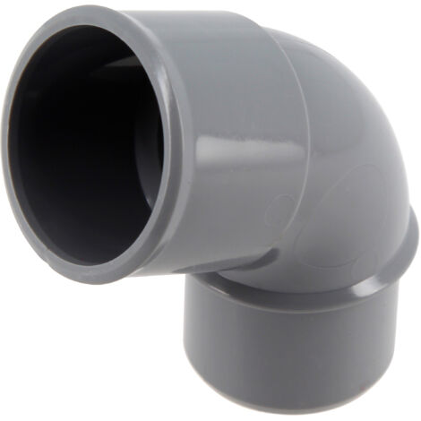 Coude NICOLL mâle-femelle 67°30 - PVC gris - Ø 32 mm - CF6