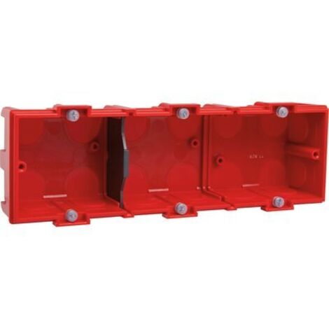 Boîte multiposte Batibox pour maçonnerie 3 postes ou 6 à 8 modules profondeur 40mm LEGRAND 080143