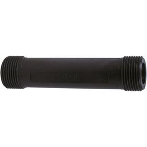 Itron – Tube d'attente plastique 20x27 mm 170 mm – Filetage mâle-mâle M 3/4' – Résistance 90°C – Pression PN10 - TP15MM2027L170