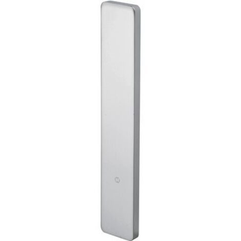 Hoppe Et Cie – Plaque de porte palière borgne argent – Pour bois dur – Livrée sans vis – Segala