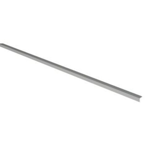 Duval – Cornière aluminium anodisée argentée 10x10x1,5mm – Longueur 2 mètres – Pour structures métalliques légères et finitions