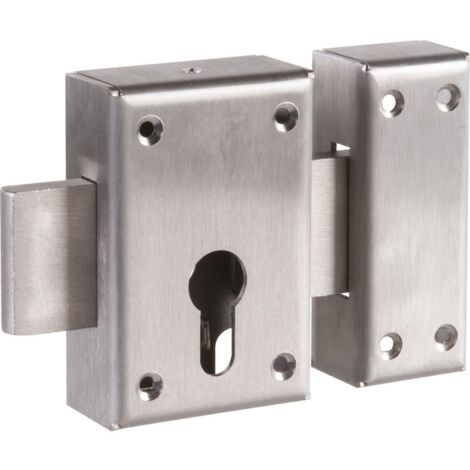 Verrou ou cylindre européen en inox 304 (1/2)