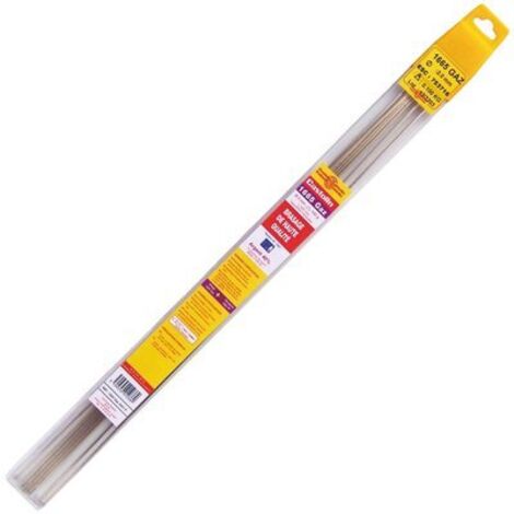 Castolin – Baguettes de brasure en argent 40% diamètre 2mm – Assemblage acier, cuivre, laiton – Pour plomberie et climatisation – 100g
