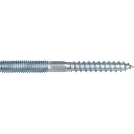 Fischer – Goujon double filet 8x80 – Acier zingué – Pour bois dur et béton – Vissage rapide en série – Lot de 100 unités (1/8)
