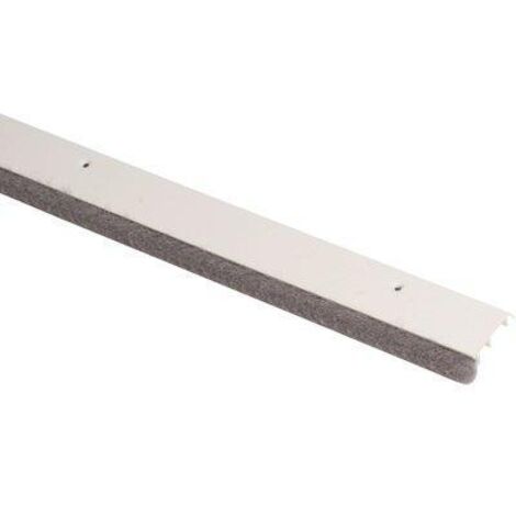 Plinthe blanche à brosse souple 1 m Bas de porte PDS-B ELLEN 0702193D