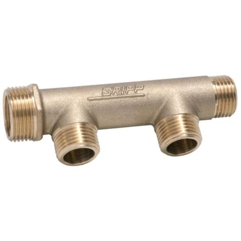 Collecteur 3 sorties - M 3/4' - M 1/2' - Watts industries