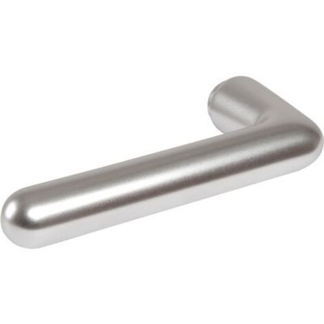 Béquille simple pour Ensemble sur plaque porte palière en aluminium anodisé - CORTINA finition argent - HOPPE FRANCE EURL (1/3)