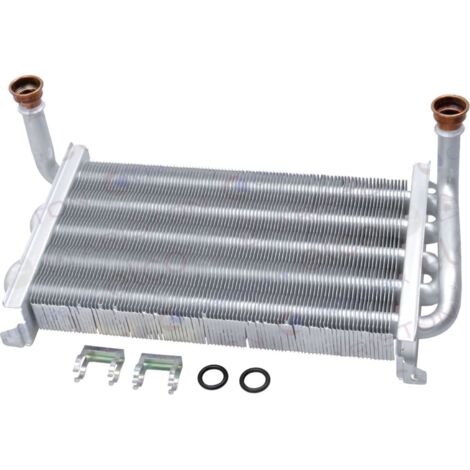 Echangeur thermique 61010017 – Longueur 600mm – Largeur 400mm – 4 plaques – Poids 5kg pour chaudières Chaffoteaux et Maury (1/6)