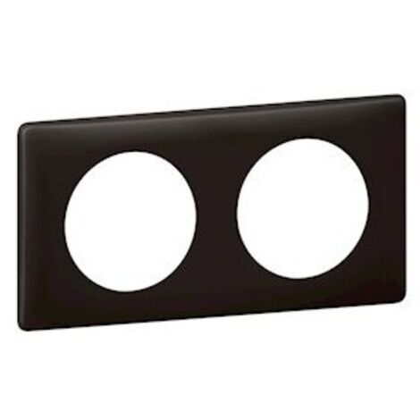 PLAQUE 2 POSTES BASALTE CELIANE LEGRAND 066742