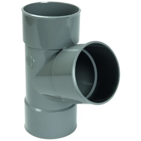 Nicoll – Culotte PVC femelle-femelle Ø100 mm à angle 67°30 – Raccordement pour systèmes d'évacuation – Installation à emboîter (1/5)