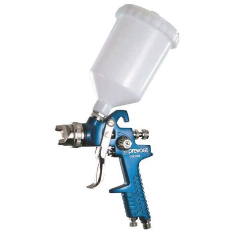 Prevost – Pistolet à peinture pneumatique par gravité CAR G04 HVLP – Branchement réseau d'air comprimé – Pulvérisation haute qualité