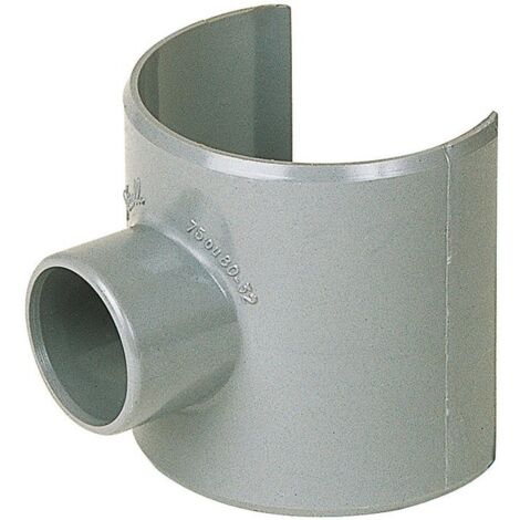 Girpi – Selle de raccordement PVC femelle 100-40 mm – Raccord pour évacuation – À coller – Solution durable pour installations