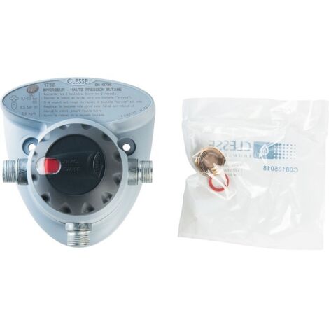 Inverseur automatique gaz butane – Raccordement M20 x 1,5 – Débit 2,6 kg/h – Pression d'entrée 0,7-7,5 bar – 175B00