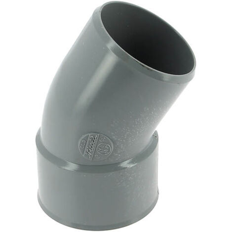 Coude PVC 30 degrés M/F 63 cl3