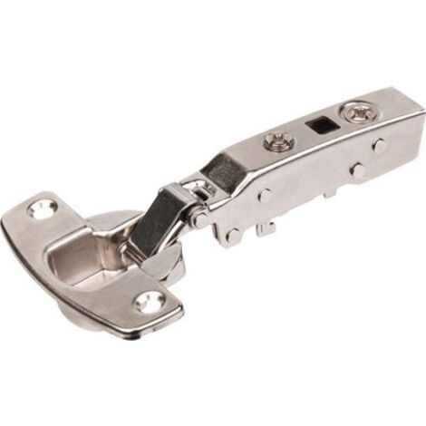 Hettich – Charnière pour meuble automatique Sensys 8631i – Montage invisible – Angle d'ouverture 95° – Acier nickelé – Pour portes 15 à 32 mm