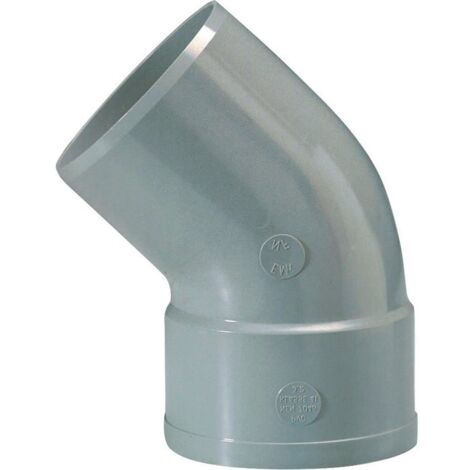Coude PVC 45 degrés MF 80