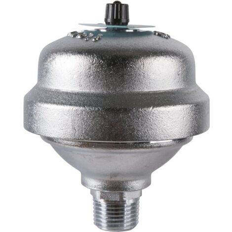 Flamco – Anti-bélier pour chauffage central – A membrane – Filetage mâle 1/2' – Laiton chromé – Pression de service 10 bar – Température maxi 90°C