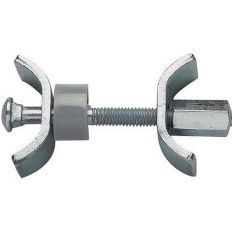 Hettich – Raccord AVB 5 – Longueur 150 mm – Acier galvanisé pour assemblage mécanique – Clips prémontés pour montage facile