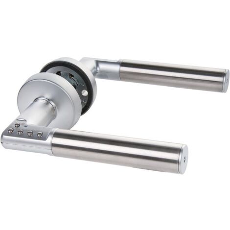 Ensemble béquille double inox CODE-IT - Mul-T-lock - Droite (1/4)