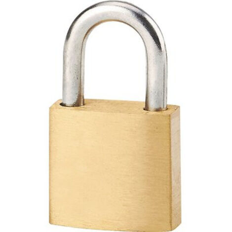 Cadenas laiton à clés - Exem - Largeur 20 mm (1/4)