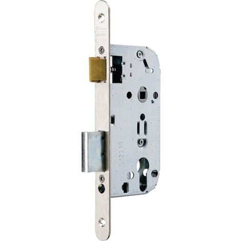 Serrure mécanique à mortaiser monopoint D355 A50 - Vachette - Entraxe 70 - Inox (1/2)
