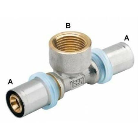 TE FEMELLE 16x1/2Fx16 RBM 6781620 (1/2)