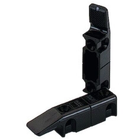 Hettich – Ferrure d'assemblage MultiClip en thermoplastique noir – Fixation panneaux et séparateurs – 46080