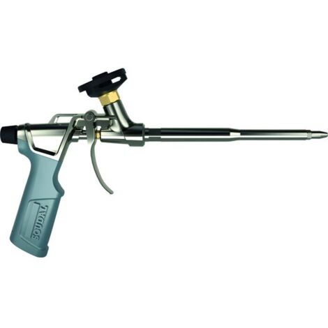 Soudal – Pistolet à colle pour mousse PU – Débit réglable – Fonction marche/arrêt – Design téflonisé pour nettoyage facile – 529g (1/3)