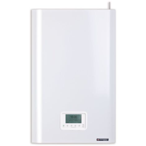 Frisquet – Chaudière murale gaz à condensation 32 kW – Brûleur modulant FlatFire – Régulation numérique multizone Eco Radio System Visio – Installation murale - a4ab32050