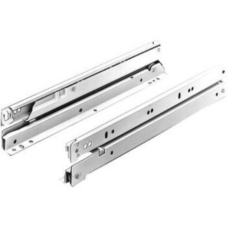 Hettich – Coulisse pour tiroir 6142/550 – Charge maximale 50kg – Système de glissement fluide – Pour bois dur et teck