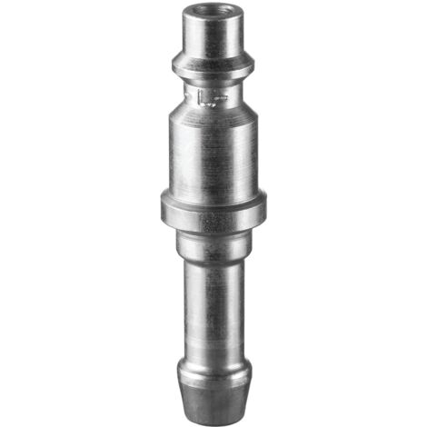 Prevost – Embout rapide mâle cannelé pour flexible 8mm – Acier traité anti-corrosion – Pression 16 bar – Passage d'air jusqu'à 833 l/min