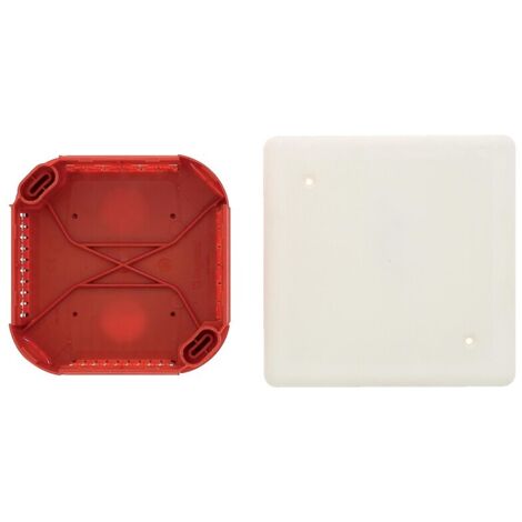 Boîte complète Batibox pour dérivation rectangulaire 120x120x40 mm (1/8)