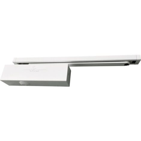 Groom – Ferme-porte automatique à glissière – Force de fermeture 3 à 4 – Compatible portes coupe-feu – Technologie hydraulique thermostable - GR340510 (1/9)