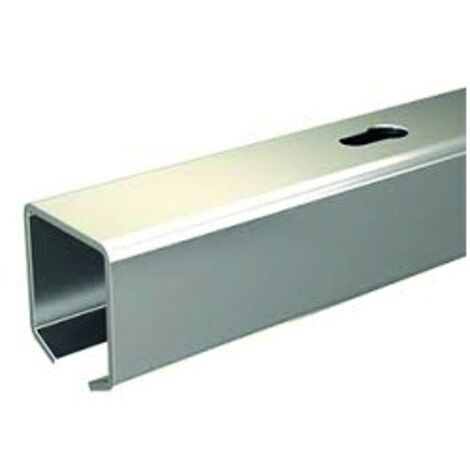 Mantion – Rail de porte coulissante 1,85 m – Charge maximale 40 kg – Sans garniture – Pour bois dur et teck