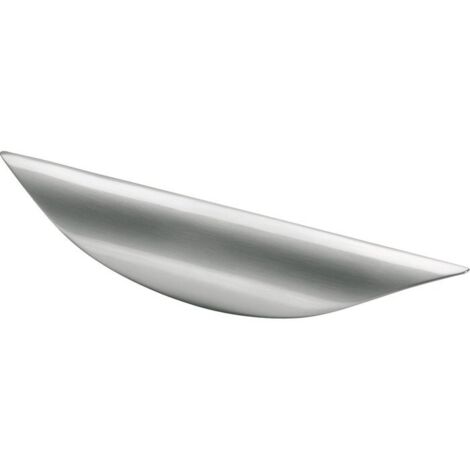 Hettich – Poignée Trento acier inox 96 mm – Entraxe 96 mm – Longueur 159 mm – Pour meubles modernes – Livré sans vis de fixation