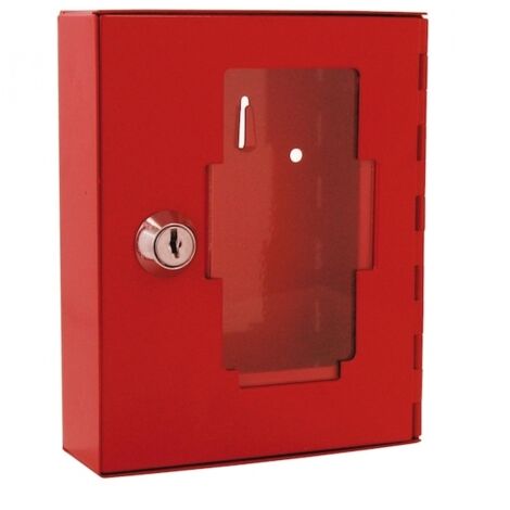 Boîte à clé 150 x 120 x 50 mm - fermeture à barillet pour sécurité incendie (1/7)