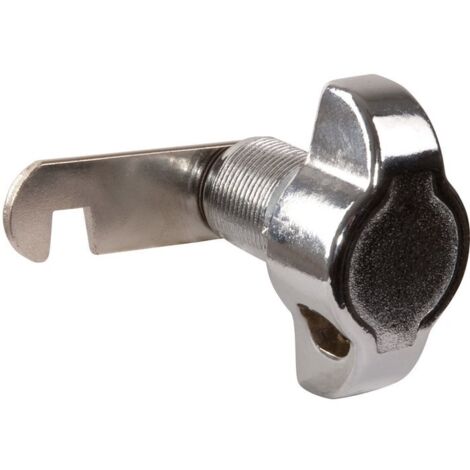 Serrure cadenassable de vestiaire 20 mm – Pour canon de 19/16 mm – Main droite – Came plate 35 mm à crochet – Grappin Annat